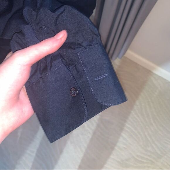 Karen Scott Sport Patriotic USA Long Sleeve Button Down Shirt - Picture 4 of 6